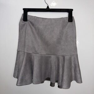 Aqua Flared Peplum skirt Women's size XS Super Soft‎